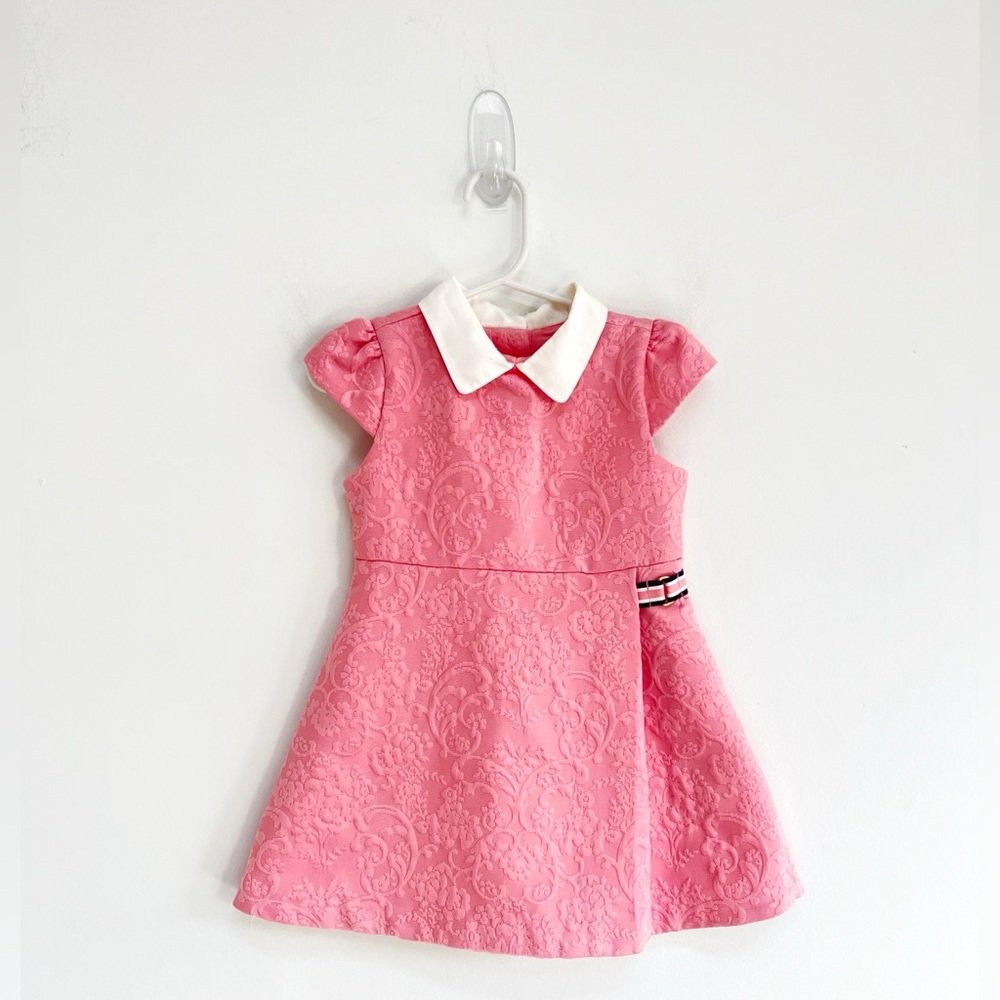 Janie and Jack Floral Jacquard Dress